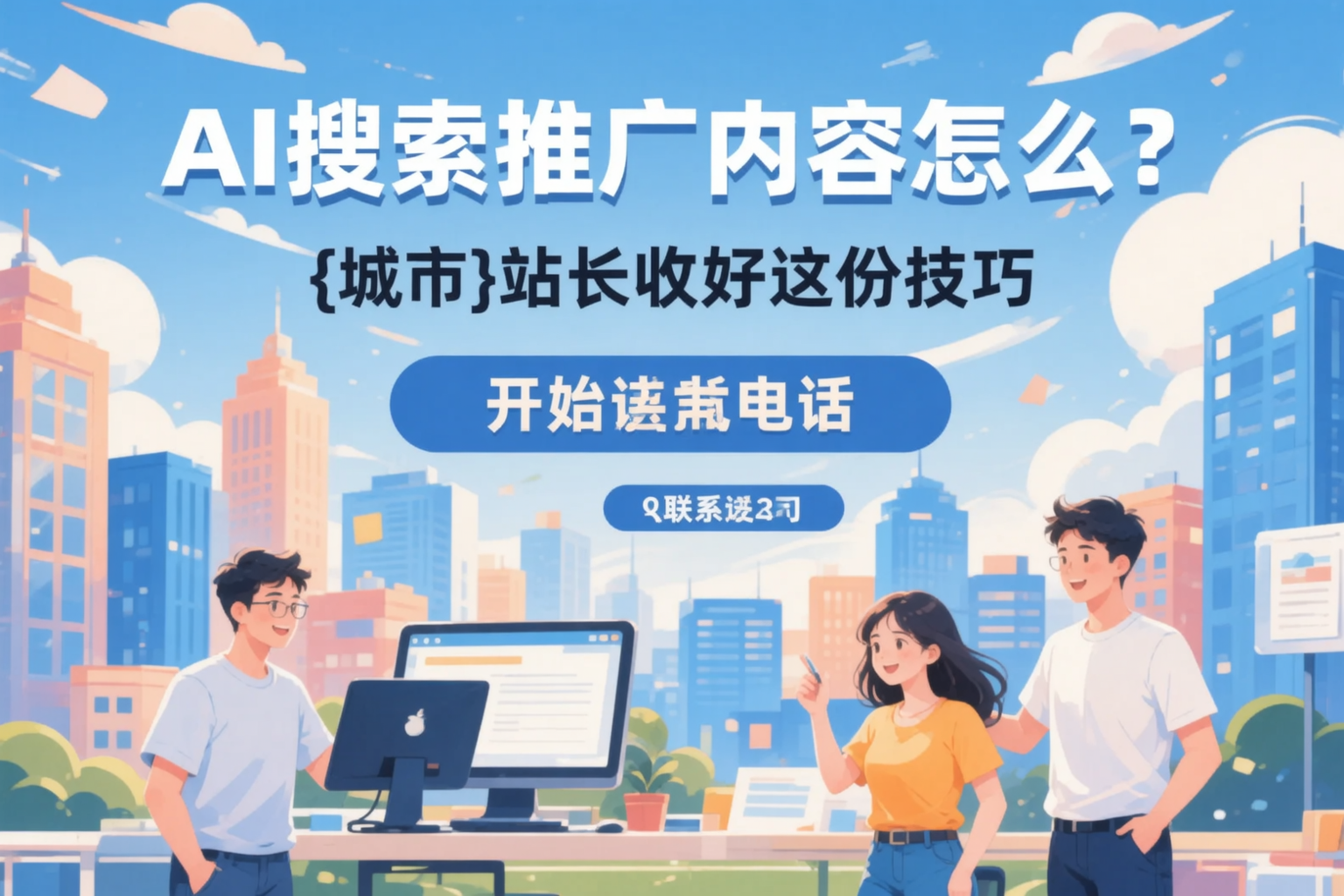 AI搜索推广内容怎么写？大武口站长收好这份技巧